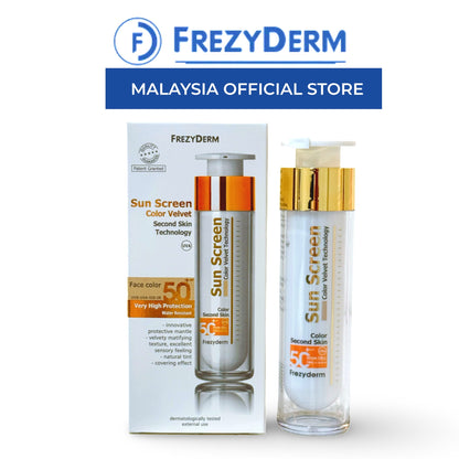 Frezyderm Sunscreen Color Velvet Face Cream SPF50 UVA 50ML